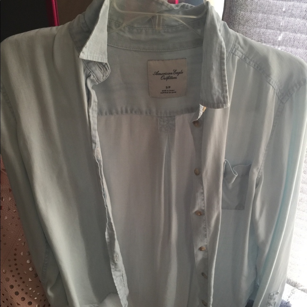 A soft jean blouse